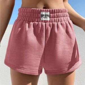 pink sweatshorts 🎀